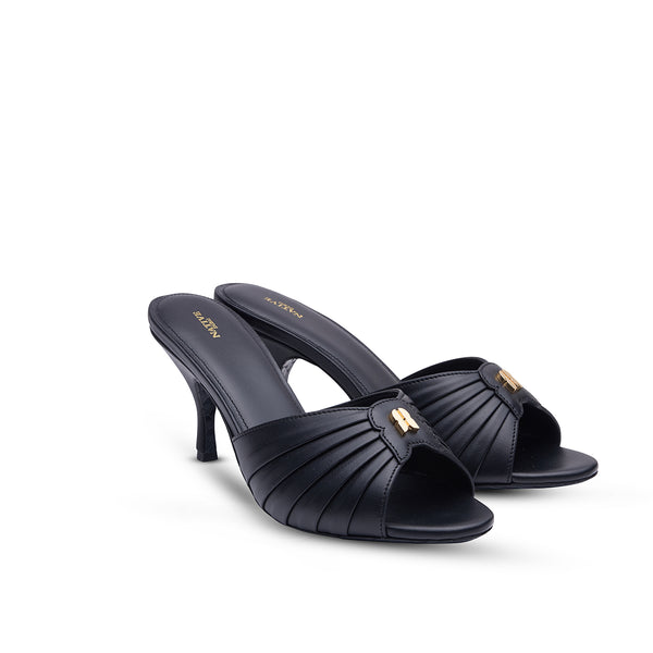 SH Collista Sandals w Heels in Black