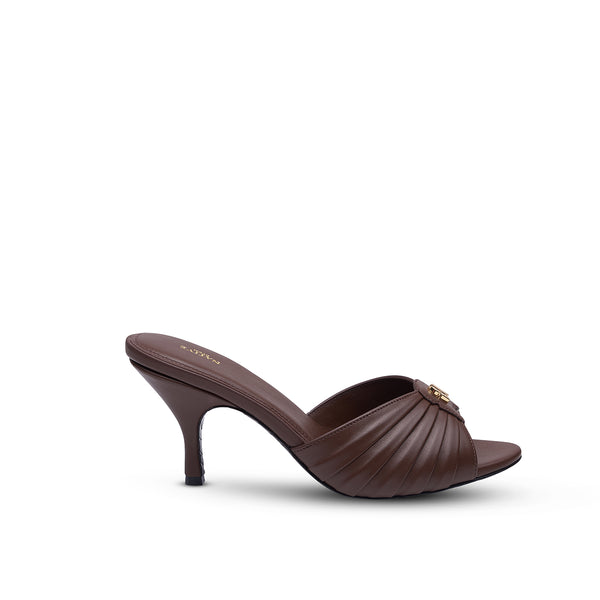 SH Collista Sandals w Heels in Brown