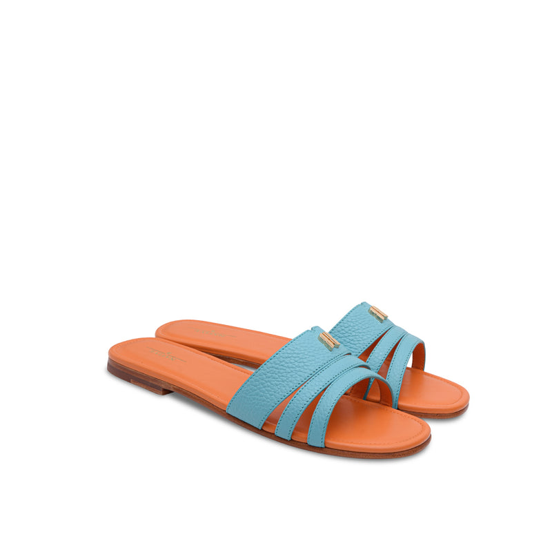 SF with straps in Turquoise & Orange