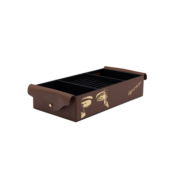 Eye Shadow Palette Organiser in Cocoa