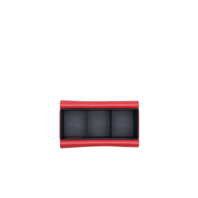 Brush Organiser in Rouge