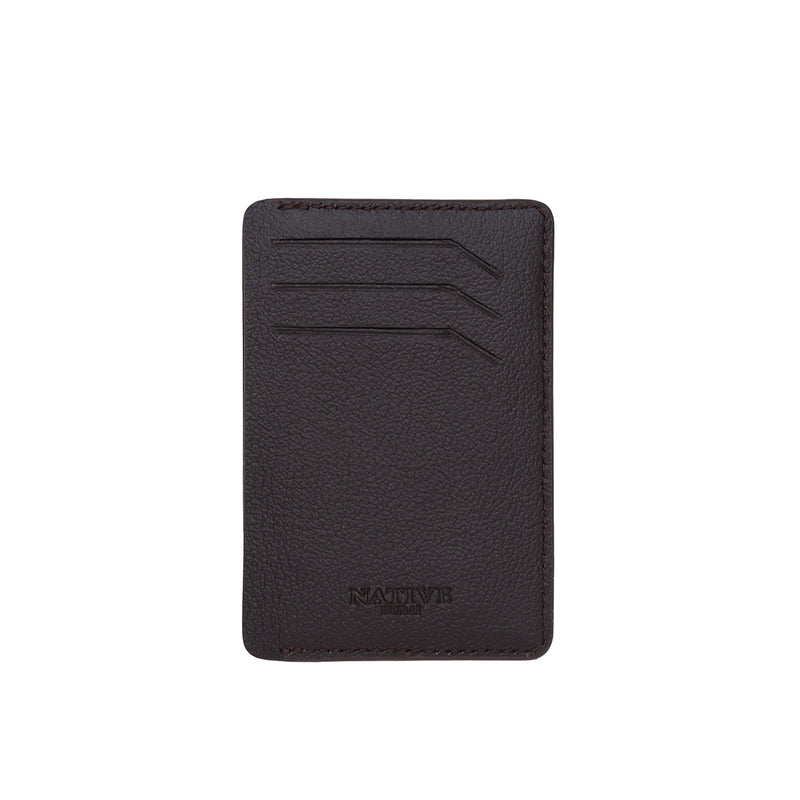 Smart Credit Card Holder in Brown