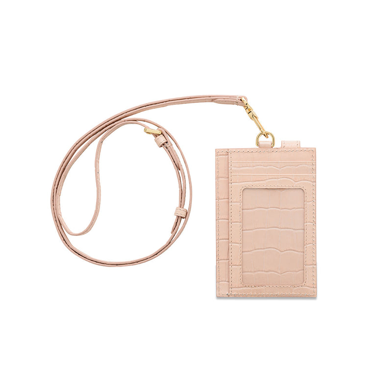 ID Card Holder in Blush Pink