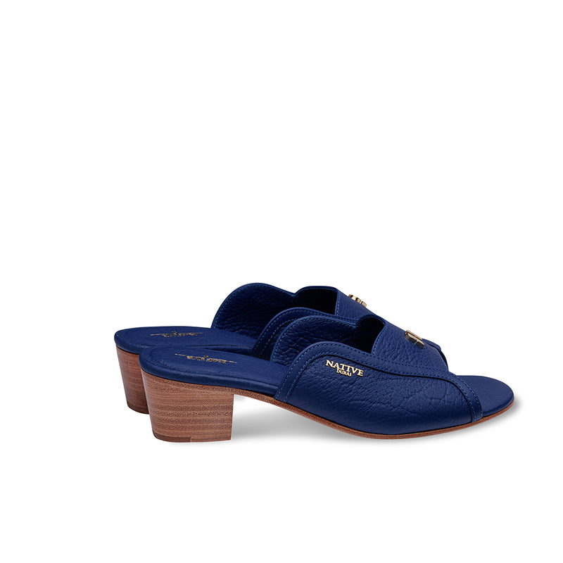 SH in Calf Solid in Majestic Blue