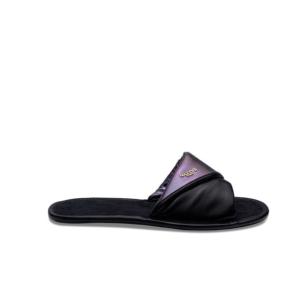 Leather Slides 2.0 in Nero