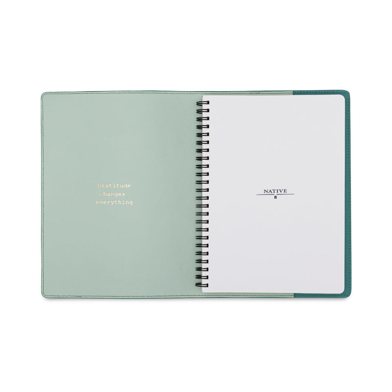 Gratitude Journal 2.0 in Sea Green & Mint