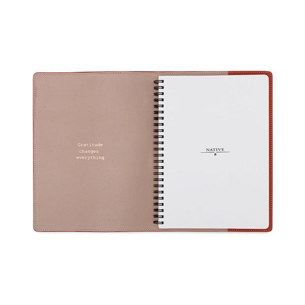 Gratitude Journal 2.0 in Coral & Sand