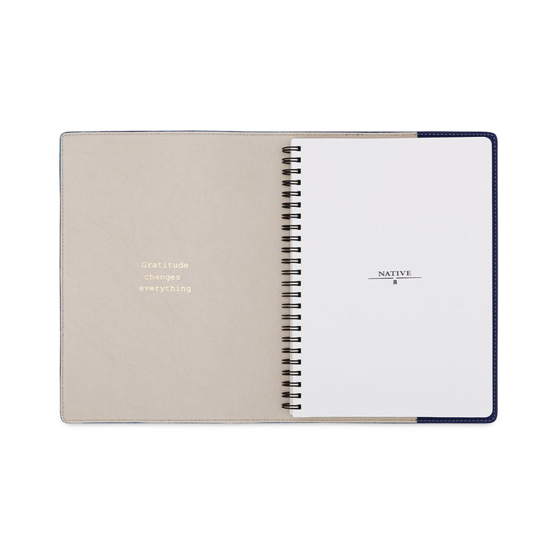 Gratitude Journal 2.0 Set in Majestic Blue & Lamb