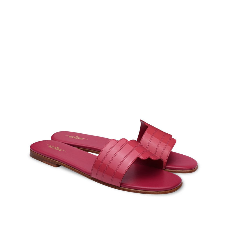 Step Up Flat Sandals in Bubblegum (Out of Stock)